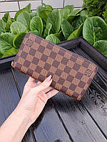 Мужской кошелек клатч на змейке Louis Vuitton