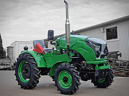 Міні-трактор Булат 254 Мастер повнопривідний, потужністю 24 кс, широка колія, ВОМ 540 з триточковою навіскою