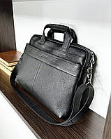 Мужская кожаная сумка портфель для ноутбука и документов Legessy