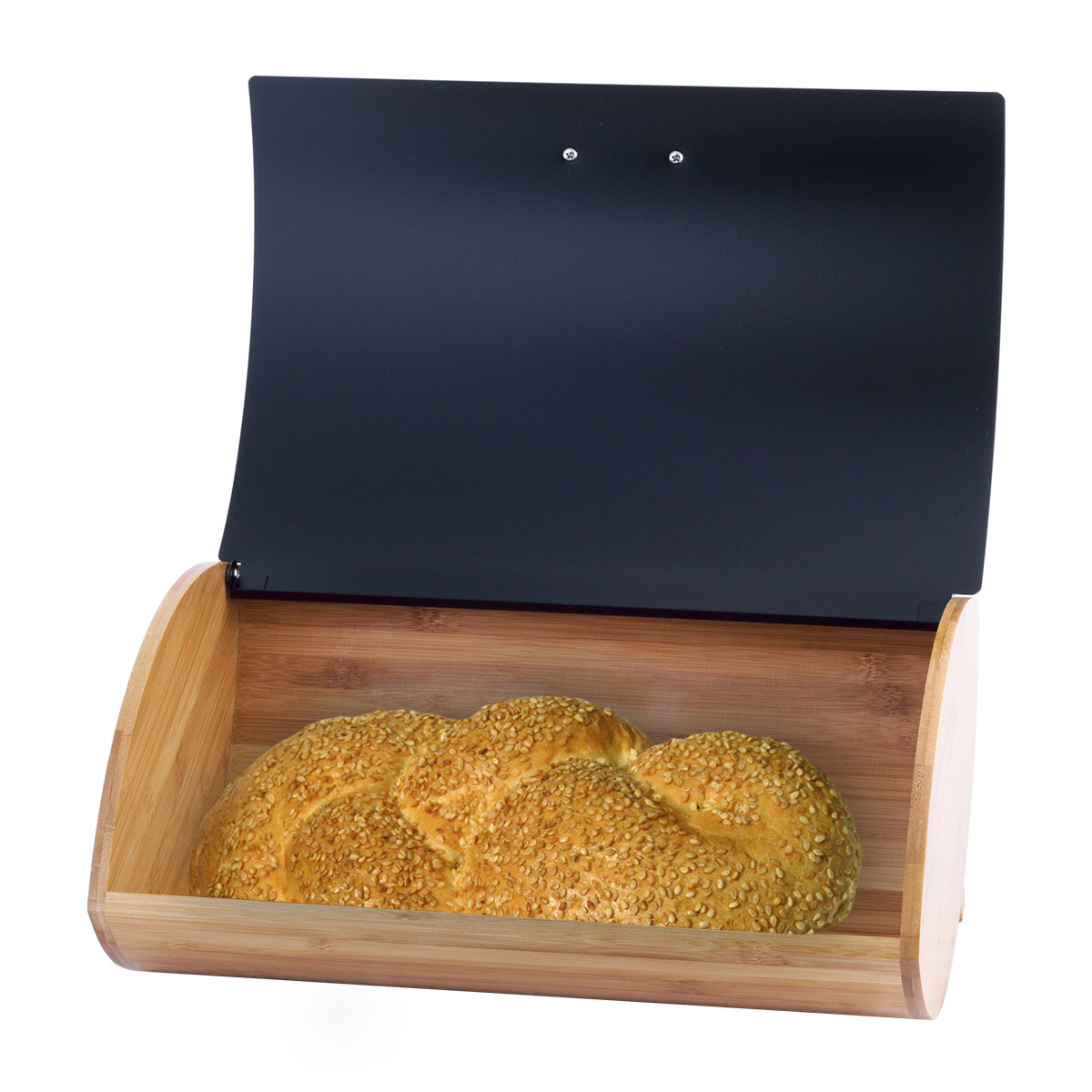 Хлебница черная с набором баночек для сыпучих продуктов 3шт Kamille хлебница на стол - фото 8 - id-p1242773535