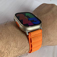 Умные смарт часы Smart Watch HW9 Ультра Max 49 mm смарт-часы с амолед дисплэем. Оранжевый. Новинка