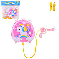 Водный пистолет-рюкзак ToyCloud с пони, баллон для воды 8113-153