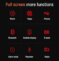 MP3 Плеєр Mahdi M20 Bluetooth HI FI Original 8gb із зовнішнім динаміком, фото 5
