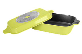 Гусятниця з грилем RINGEL Zitrone 34x24x13.5 см (3+6 л)