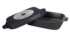 Гусятниця з грилем RINGEL Zitrone Black 34x24x13.5 см (6+3 л)