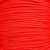 Миникорд Minicord 100% нейлон шнур 3-х жильный цвет неон оранжевый