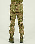 Тактичні штани джоггери камуфляж Мультикам саржа, чоловічі камуфляжні штани джоггери, фото 4