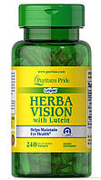 Витамины для глаз Puritan's Pride Herbavision with Lutein and Bilberry 240 капс.