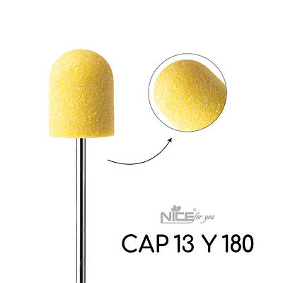 Пісочний ковпачок для педикюру Nice for you CAP 13 Y 180