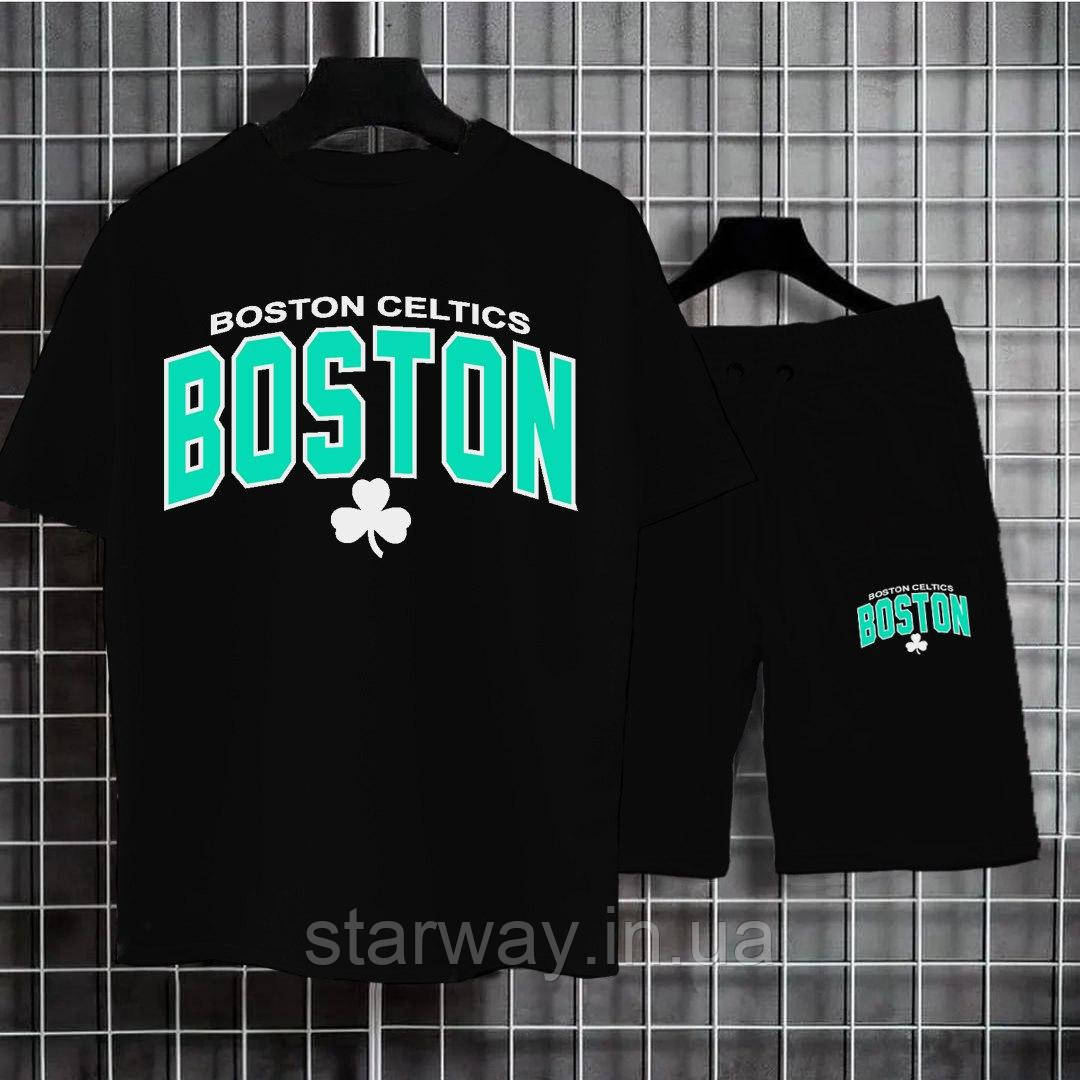 Спортивний стильний літній костюм | футболка та шорти boston celtics | різні кольори