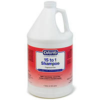 Шампунь концентрат для собак и котов Davis 15 to 1 Shampoo Fragrance-Free без запаха 3,8 л