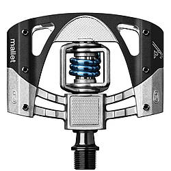 Педаль Crankbrothers MALLET 3, сіро-чорна/синя пружина