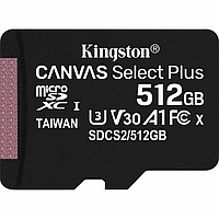 Карта памяти microSDXC 512GB Kingston Canvas Select Plus (SDCS2/512GBSP)