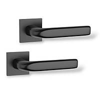 Дверные ручки TUPAI 4162Q 5S-153 черный матовый (для входных и межкомнатных дверей)
