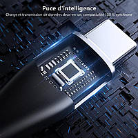 Кабель USB типу C, Syncwire [2 шт по 2 метра ] USB для швидкого заряджання та синхронізації з нейлонов