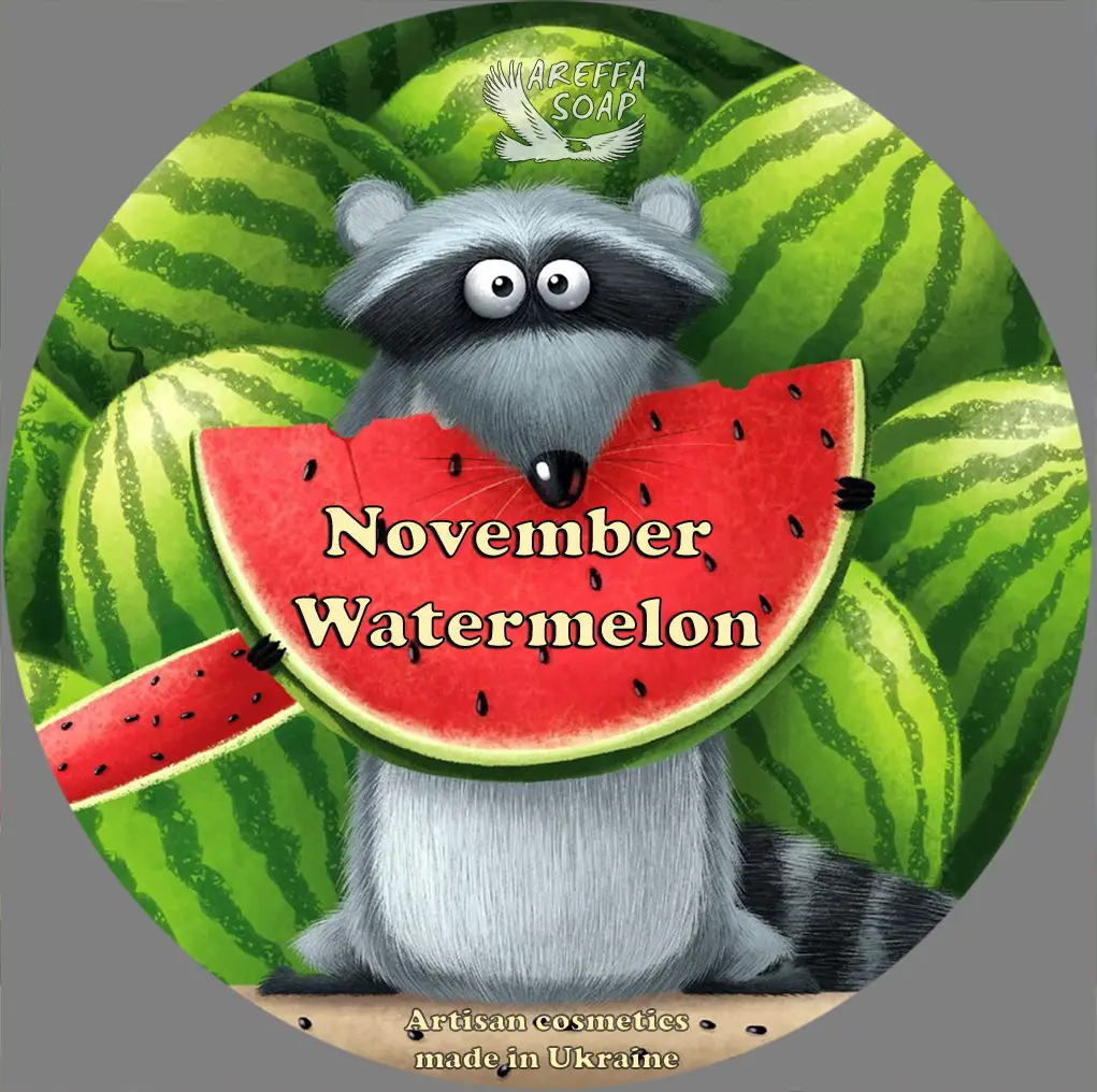 Мило для гоління Areffa Soap November Watermelon 100 г