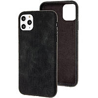 Кожаный Чехол Croco Leather для Apple iPhone 11 Pro (5.8) (Black) 1132472 D6P7-2023