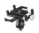 Тримач кріплення телефону велосипедний на кермо мопеда самокату Металевий, фото 7