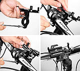 Тримач кріплення телефону велосипедний на кермо мопеда самокату Металевий, фото 9