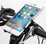Тримач кріплення телефону велосипедний на кермо мопеда самокату Металевий, фото 2