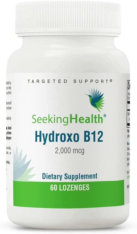Seeking Health Hydroxo B12 / Вітамін Б12 Гідроксікобаламін 60 пастилок, фото 1