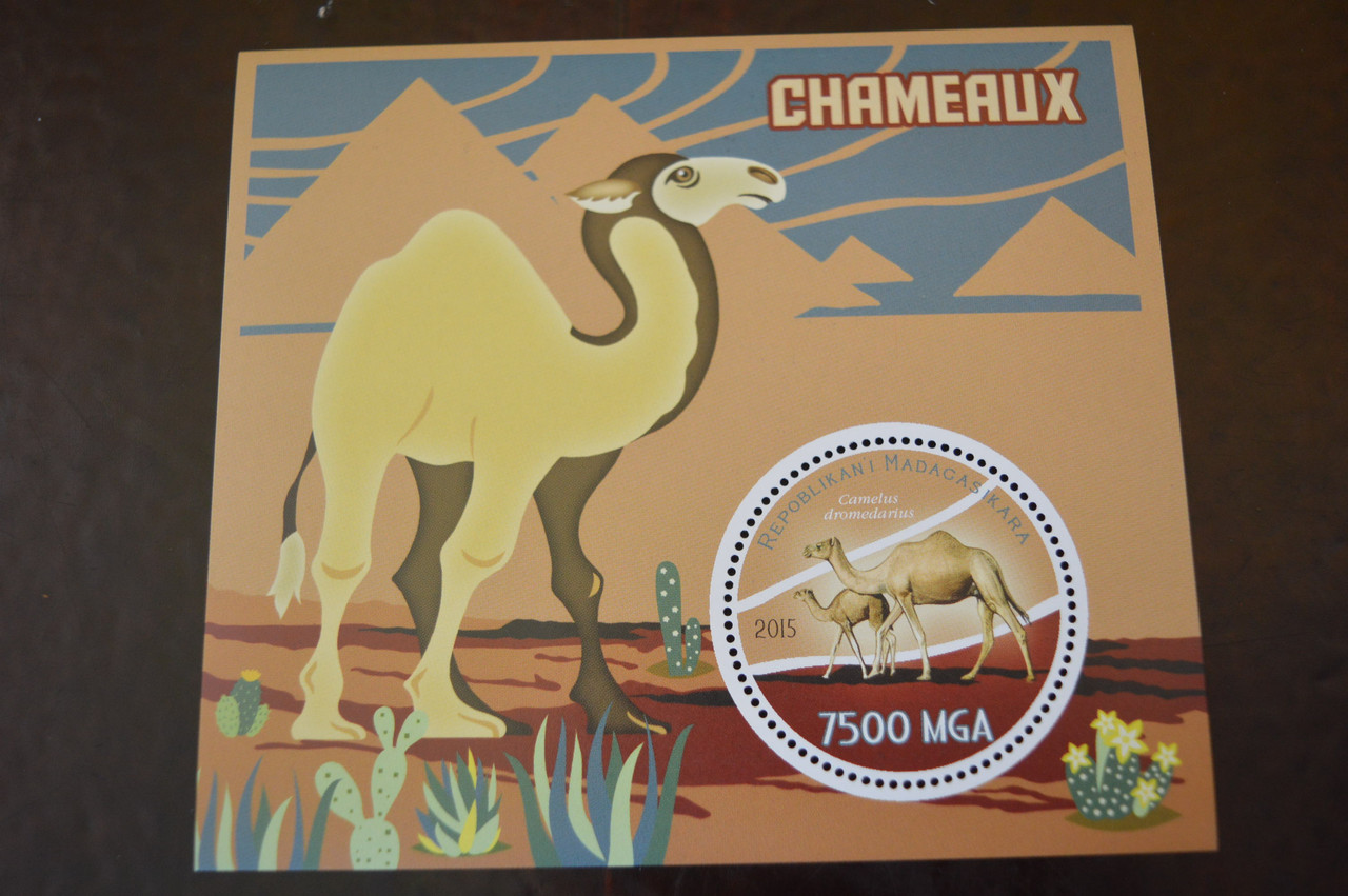 Мадагаскар. Марки. Фауна. Блок. 2015 рік (А-22)