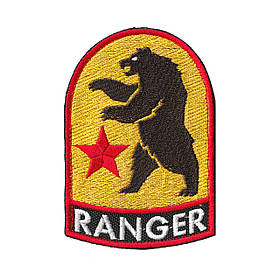 Вишитий патч на липучці "Ranger NCR"