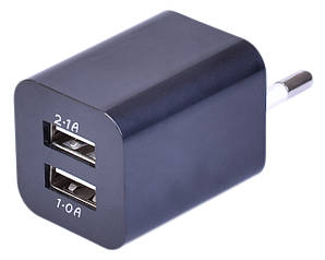 Мережевий заряд КУБІК 220v/2usb/2Am