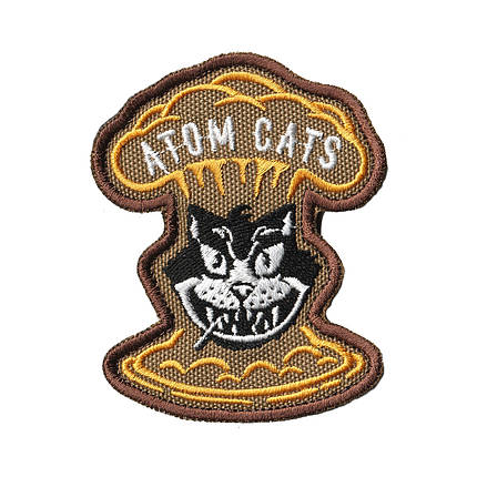 Шеврон Atom Cats на липучці, фото 1
