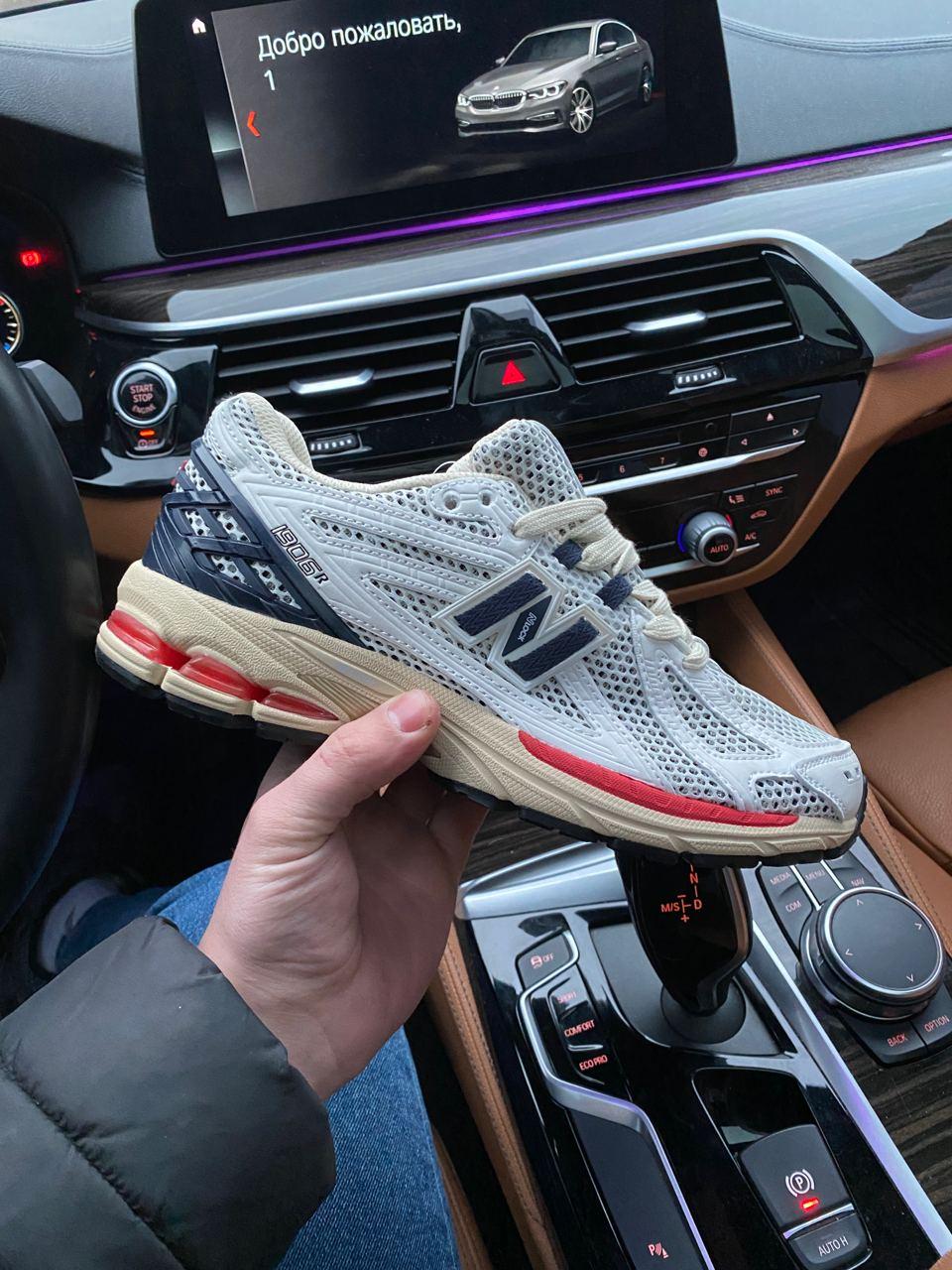 Кросівки чоловічі New Balance M1906R Grey Beige Blue Red сірі літні спортивні легені re баланс