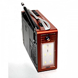 Радіоприймач всехвильовий Портативний радіоприймач з ліхтариком Радіоприймачі з роз'ємом USB FM Golon, фото 3