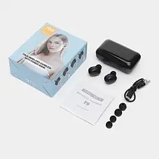 Бездротові сенсорні навушники з вбудованим Power Bank TWS F9-5 BT 5.0 1500 mAh, фото 5
