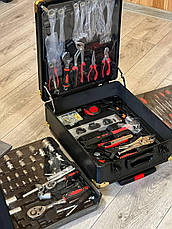 Набір інструменту WMC TOOLS 408 предметів із тріскачкою (у валізі), фото 2