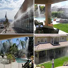 Система туманоутворення для охолодження та зволоження альтанки саду/Зрошувачі, фото 5