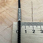 Срібний хрестик та шовковий шнурок зі срібними вставками Спаси и Сохрани 925 проба, фото 6