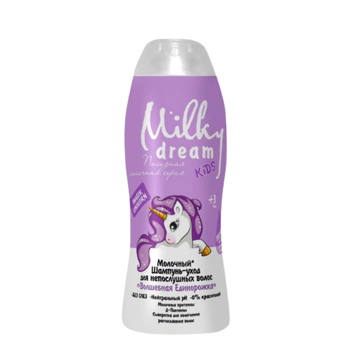 Шампунь дитячий 300мл Чарівна Єдиноріжка Milky Dream, фото 1