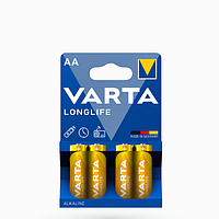 Батарейка щелочная AA/LR6 (бл-4шт) VARTA Longlife Extra