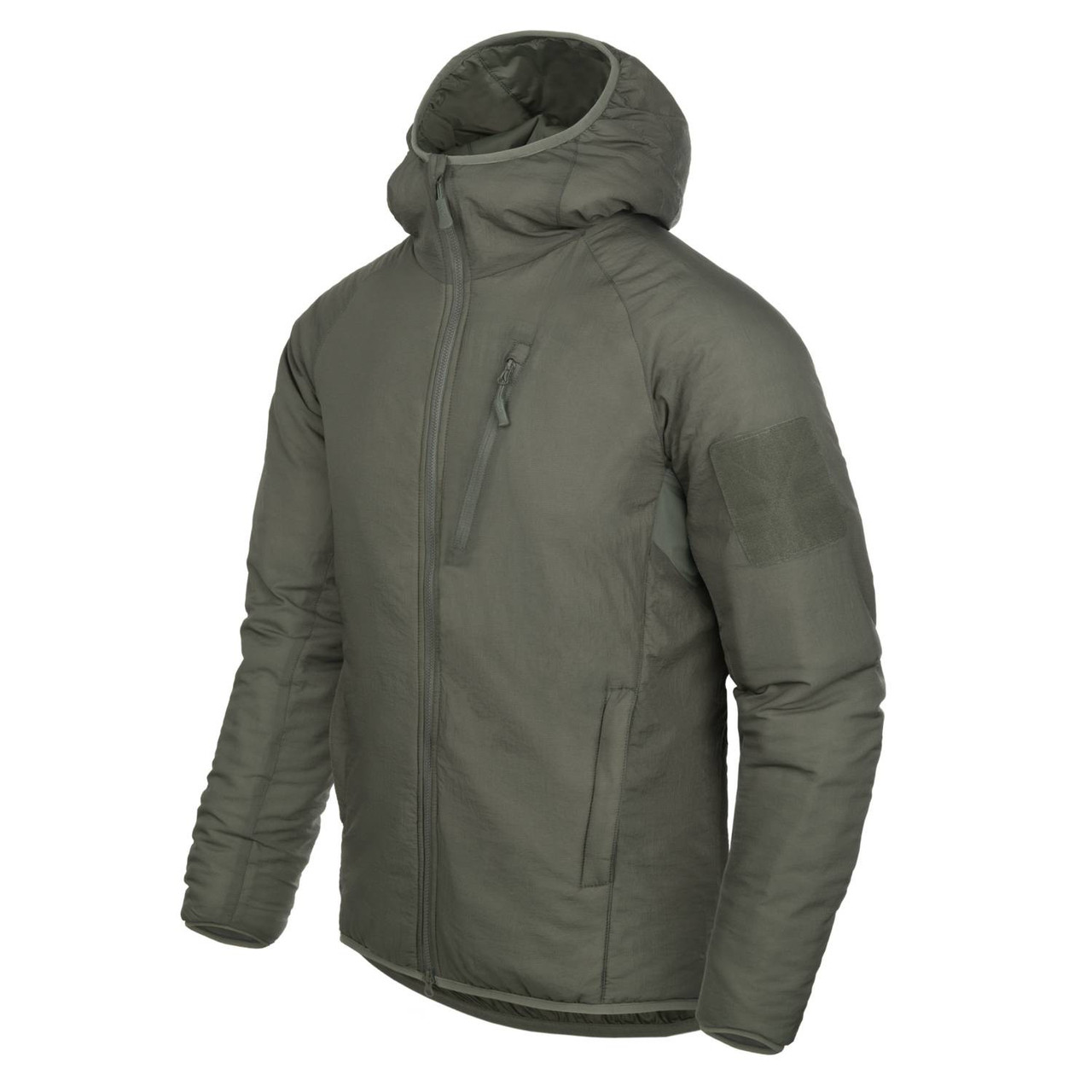 Куртка утеплена Helikon-Tex® Wolfhound Hoodie® - Climashield® Apex 67g - Alpha Green