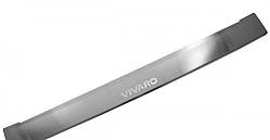 Накладка на бампер с загибом Opel VIVARO III с 2019- (NataNiko)