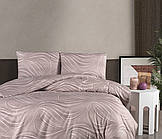 Комплект постільної білизни на резинці TM First Choice ранфорс 200*220 Homesko Donis Lilac