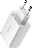 Мережевий зарядний пристрій Baseus Compact Charger 3U 17 W EU white (CCXJ020102), фото 5