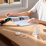 Мережевий зарядний пристрій Baseus Compact Charger 3U 17 W EU white (CCXJ020102), фото 7