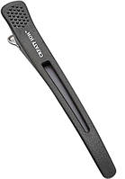 Затискач для волосся із силіконовою вставкою Avadona 1 шт чорний AVADONA