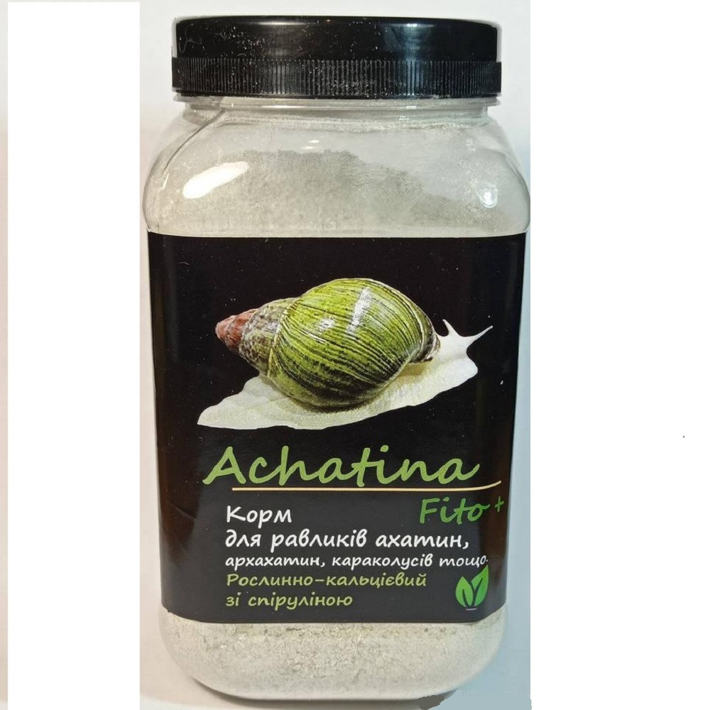 Сухой корм Буся Achatina Fito (Ахатин Фито) для улиток ахатин, архахатин, лимиколярий 400 г / 600 мл - фото 1 - id-p1478387634