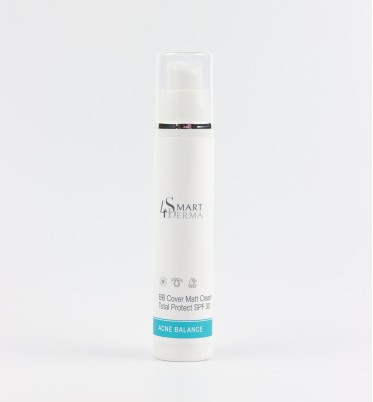 Матуючий ВВ крем Smart4Derma Acne Balance  \BB COVER MATT CREAM TOTAL PROTECT SPF 30