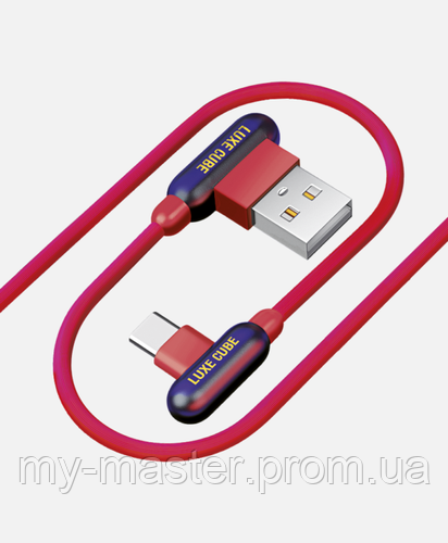 Кабель Luxe Cube USB C to USB GAME 1м червоний