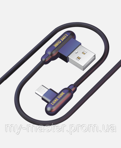 Кабель Luxe Cube USB micro to USB GAME 1м чорний