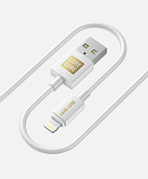 Кабель Luxe Cube Lightning to USB 1м 3А білий