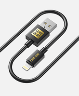 Кабель Luxe Cube Lightning to USB 2м 3А чорний