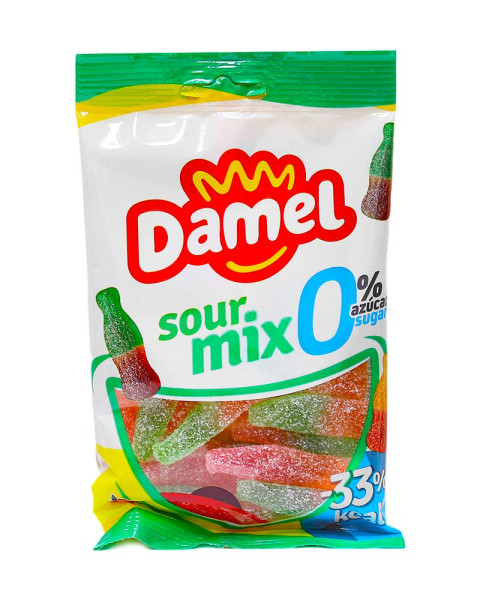 Желейки без цукру Damel Sour mix (кислі), 100г